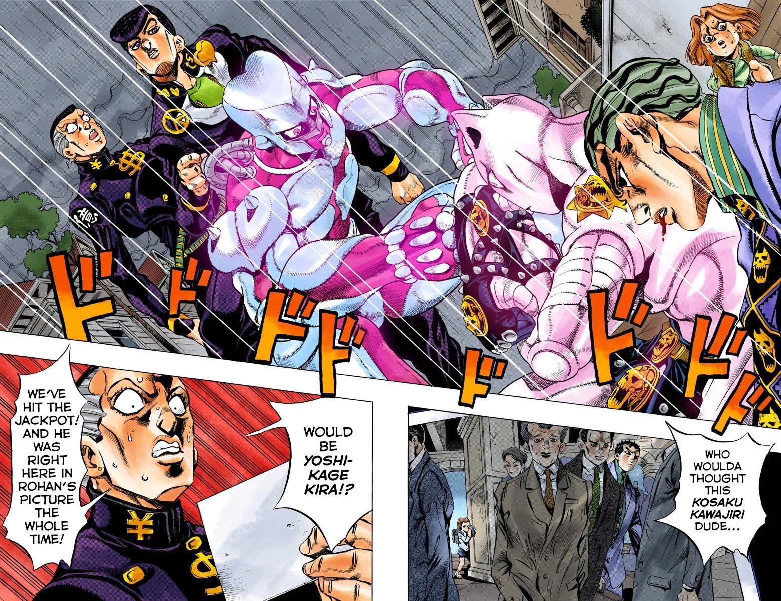 JoJo's Bizarre Adventure Part 4 - Diamond is Unbreakable (Official Colored) chapter 162 page 3