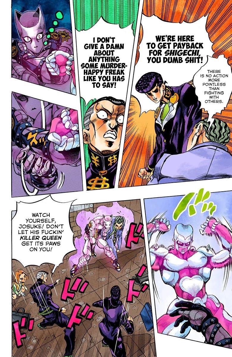 JoJo's Bizarre Adventure Part 4 - Diamond is Unbreakable (Official Colored) chapter 162 page 6