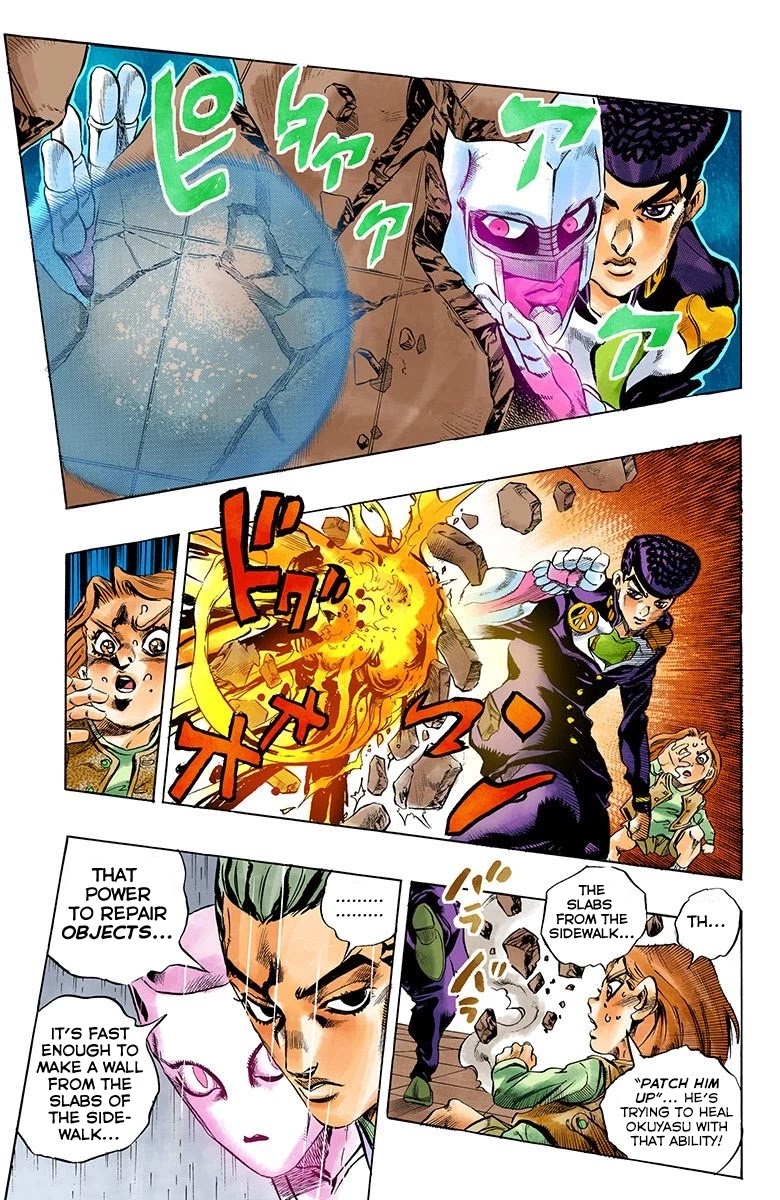 JoJo's Bizarre Adventure Part 4 - Diamond is Unbreakable (Official Colored) chapter 163 page 10