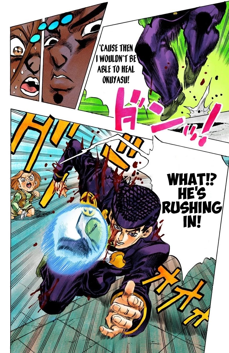 JoJo's Bizarre Adventure Part 4 - Diamond is Unbreakable (Official Colored) chapter 163 page 17