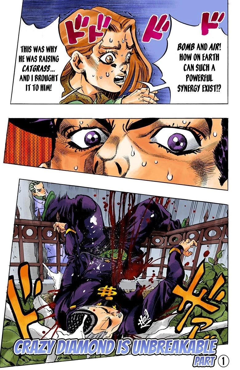 JoJo's Bizarre Adventure Part 4 - Diamond is Unbreakable (Official Colored) chapter 163 page 3