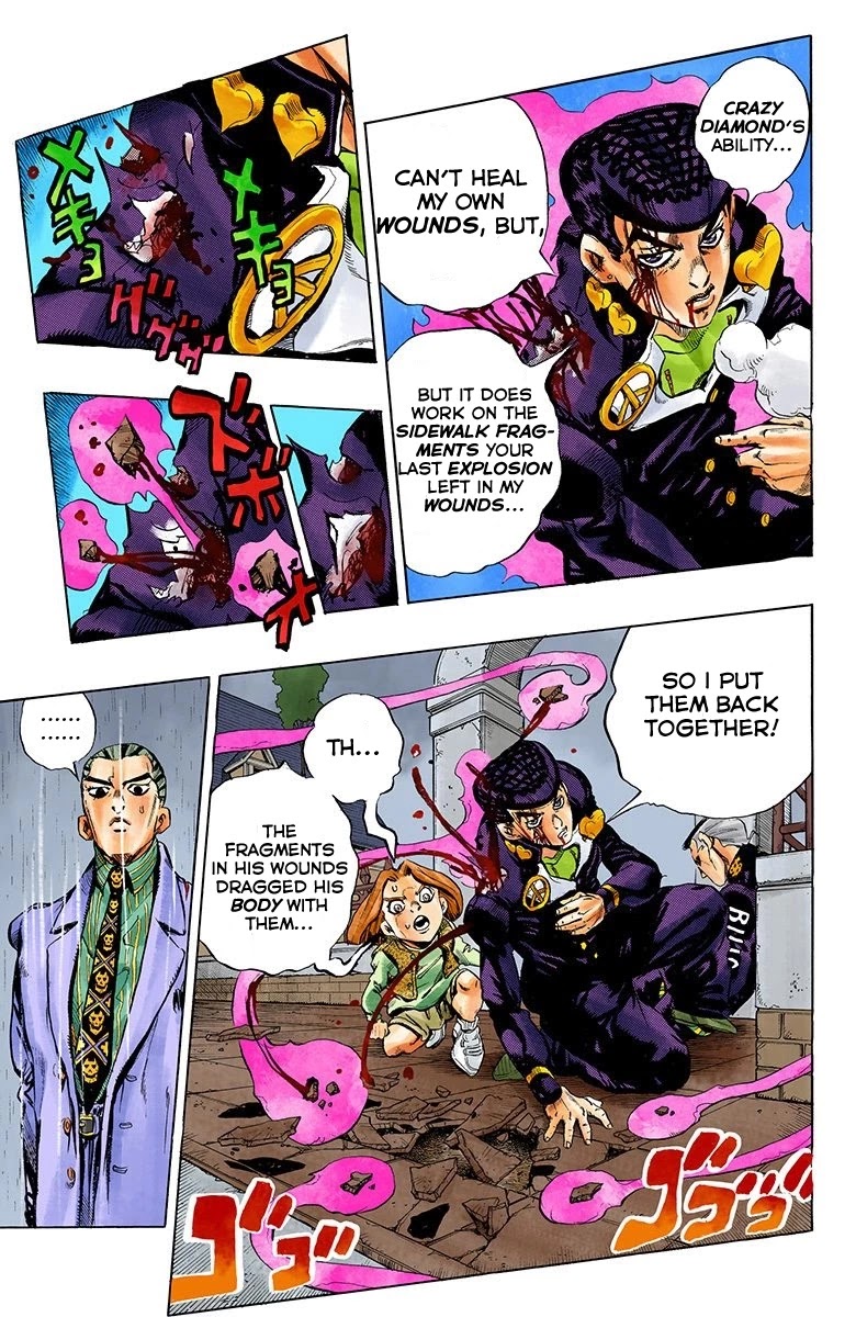 JoJo's Bizarre Adventure Part 4 - Diamond is Unbreakable (Official Colored) chapter 165 page 18