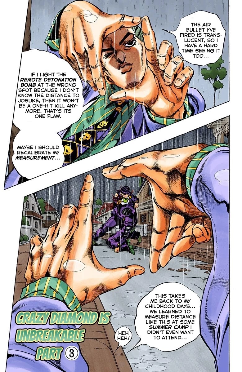 JoJo's Bizarre Adventure Part 4 - Diamond is Unbreakable (Official Colored) chapter 165 page 2