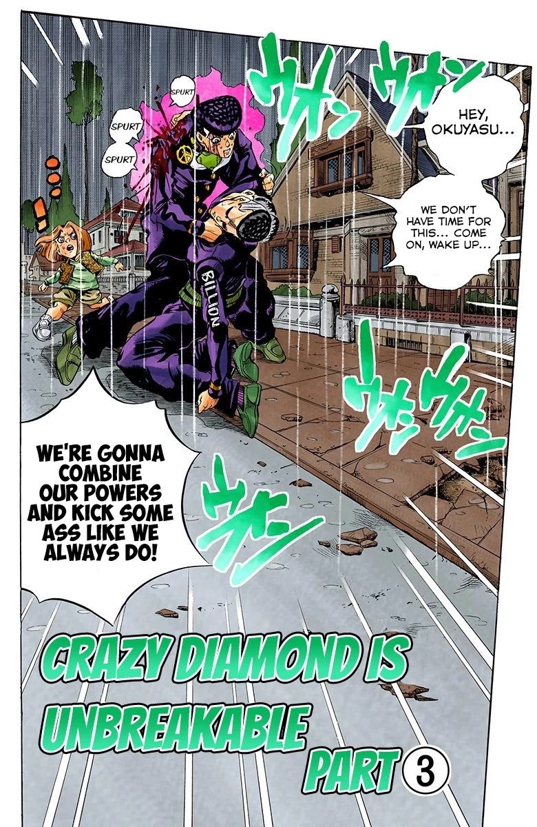 JoJo's Bizarre Adventure Part 4 - Diamond is Unbreakable (Official Colored) chapter 165 page 3