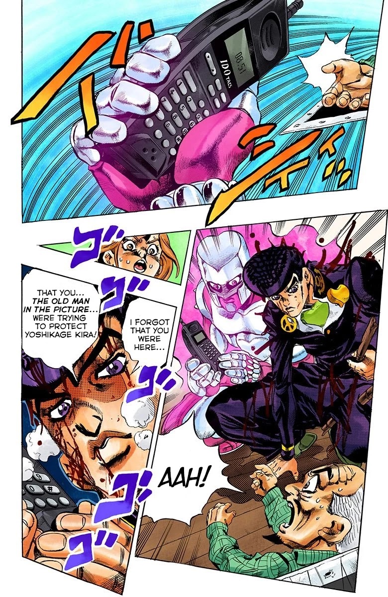 JoJo's Bizarre Adventure Part 4 - Diamond is Unbreakable (Official Colored) chapter 168 page 13