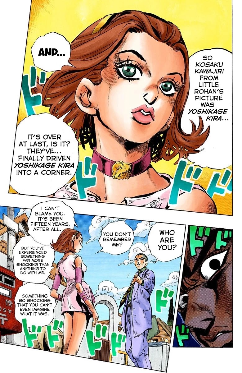 JoJo's Bizarre Adventure Part 4 - Diamond is Unbreakable (Official Colored) chapter 172 page 8