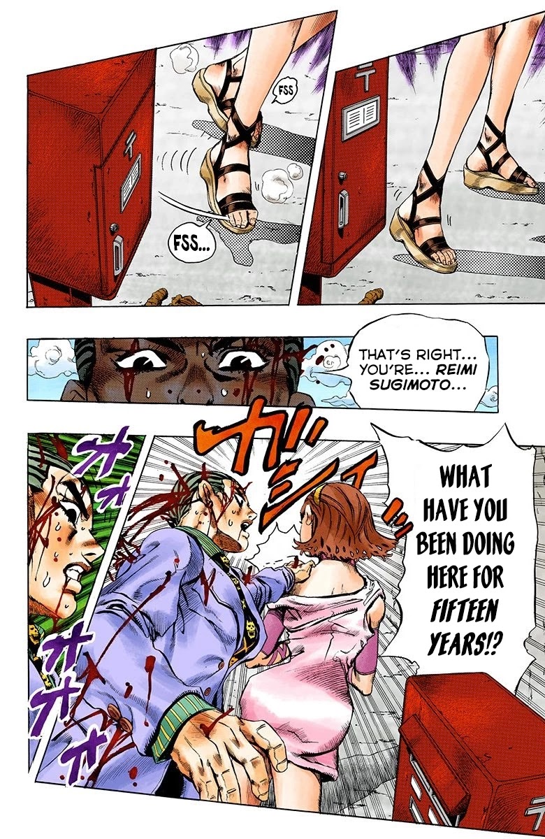 JoJo's Bizarre Adventure Part 4 - Diamond is Unbreakable (Official Colored) chapter 173 page 13