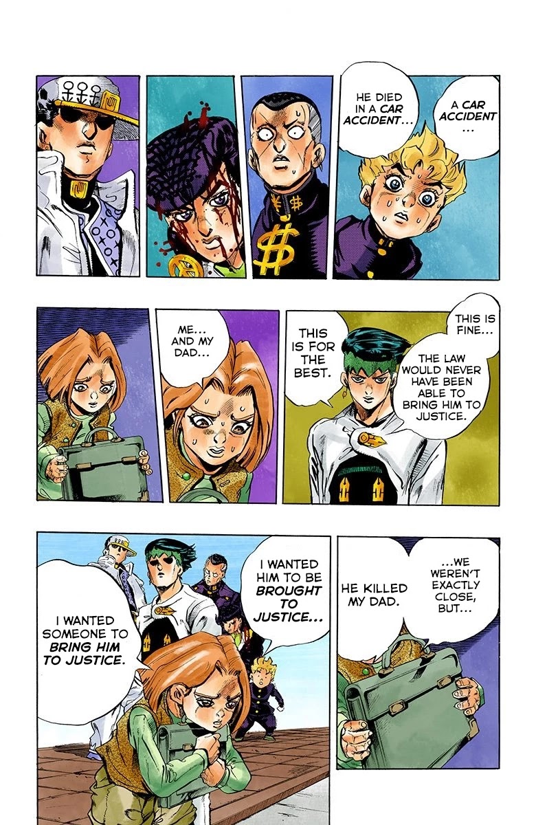 JoJo's Bizarre Adventure Part 4 - Diamond is Unbreakable (Official Colored) chapter 173 page 9