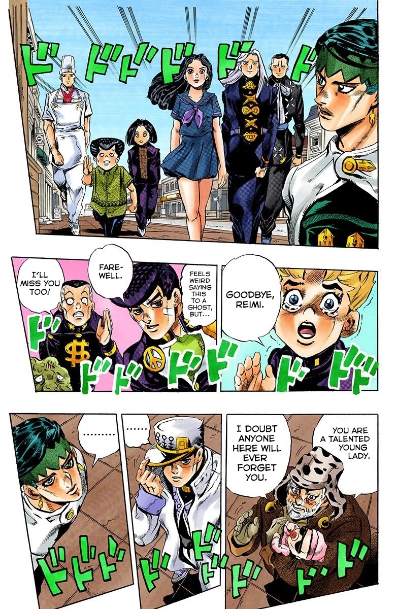 JoJo's Bizarre Adventure Part 4 - Diamond is Unbreakable (Official Colored) chapter 174 page 10