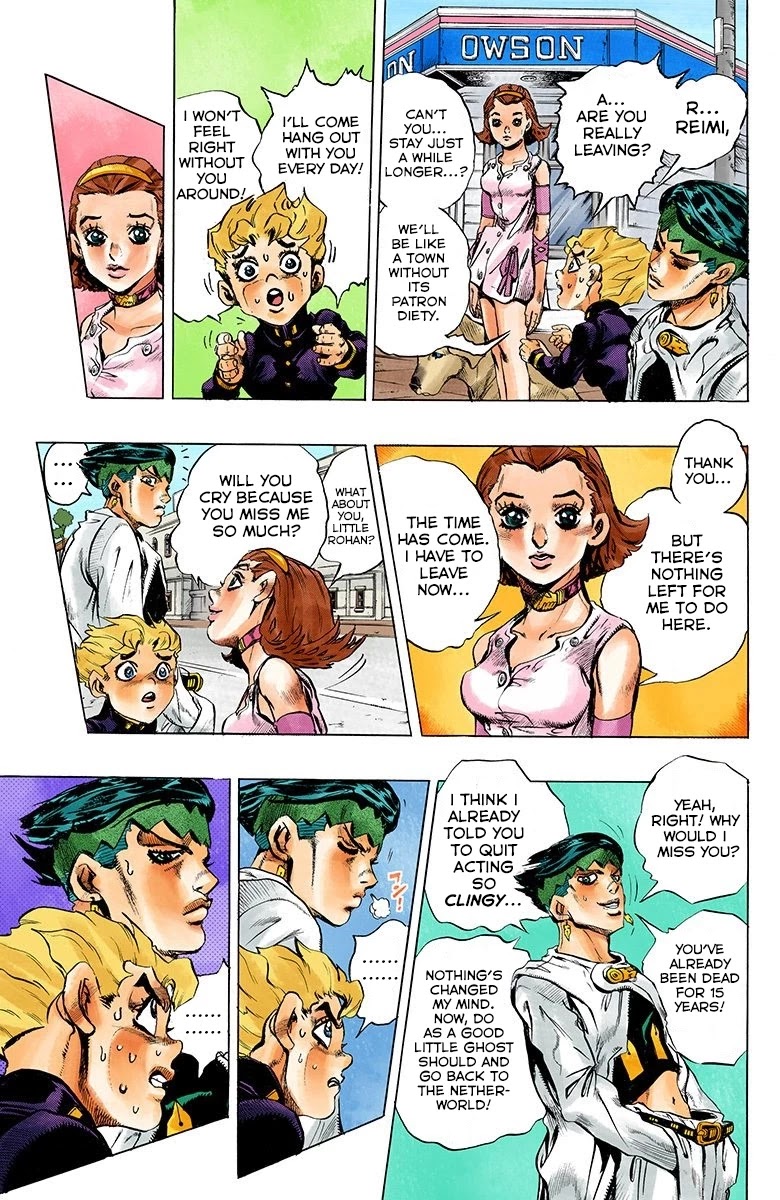 JoJo's Bizarre Adventure Part 4 - Diamond is Unbreakable (Official Colored) chapter 174 page 8