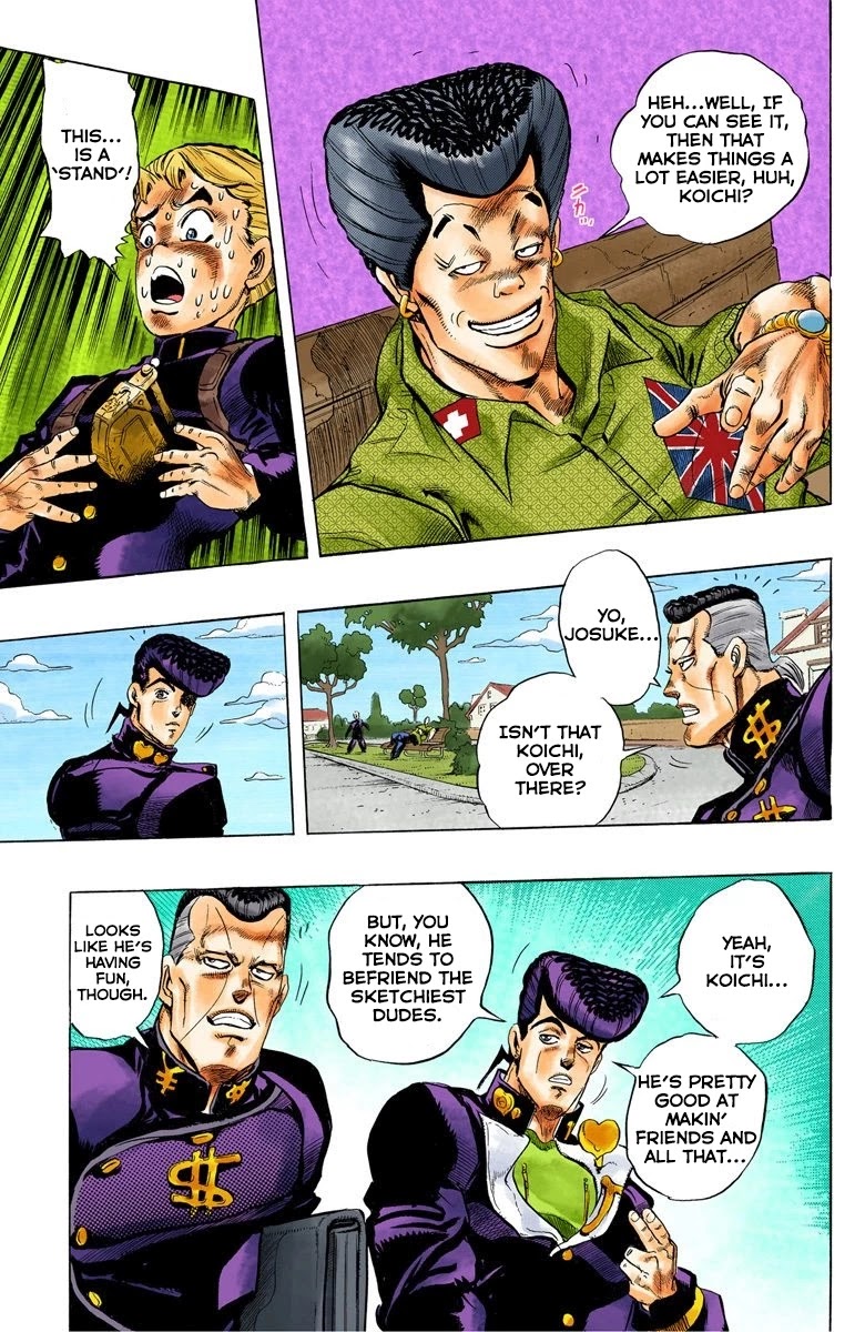 JoJo's Bizarre Adventure Part 4 - Diamond is Unbreakable (Official Colored) chapter 19 page 21