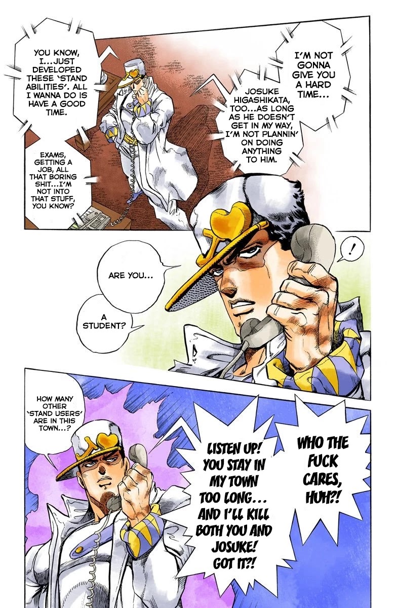 JoJo's Bizarre Adventure Part 4 - Diamond is Unbreakable (Official Colored) chapter 19 page 7