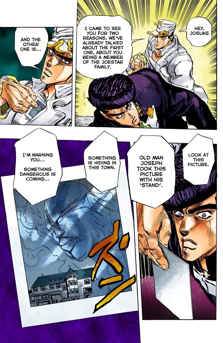 JoJo's Bizarre Adventure Part 4 - Diamond is Unbreakable (Official Colored) chapter 2 page 22