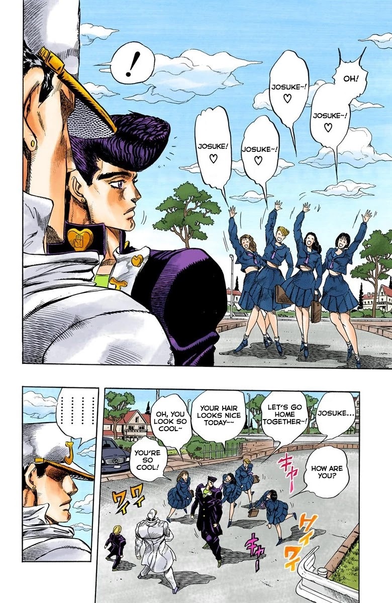 JoJo's Bizarre Adventure Part 4 - Diamond is Unbreakable (Official Colored) chapter 2 page 9