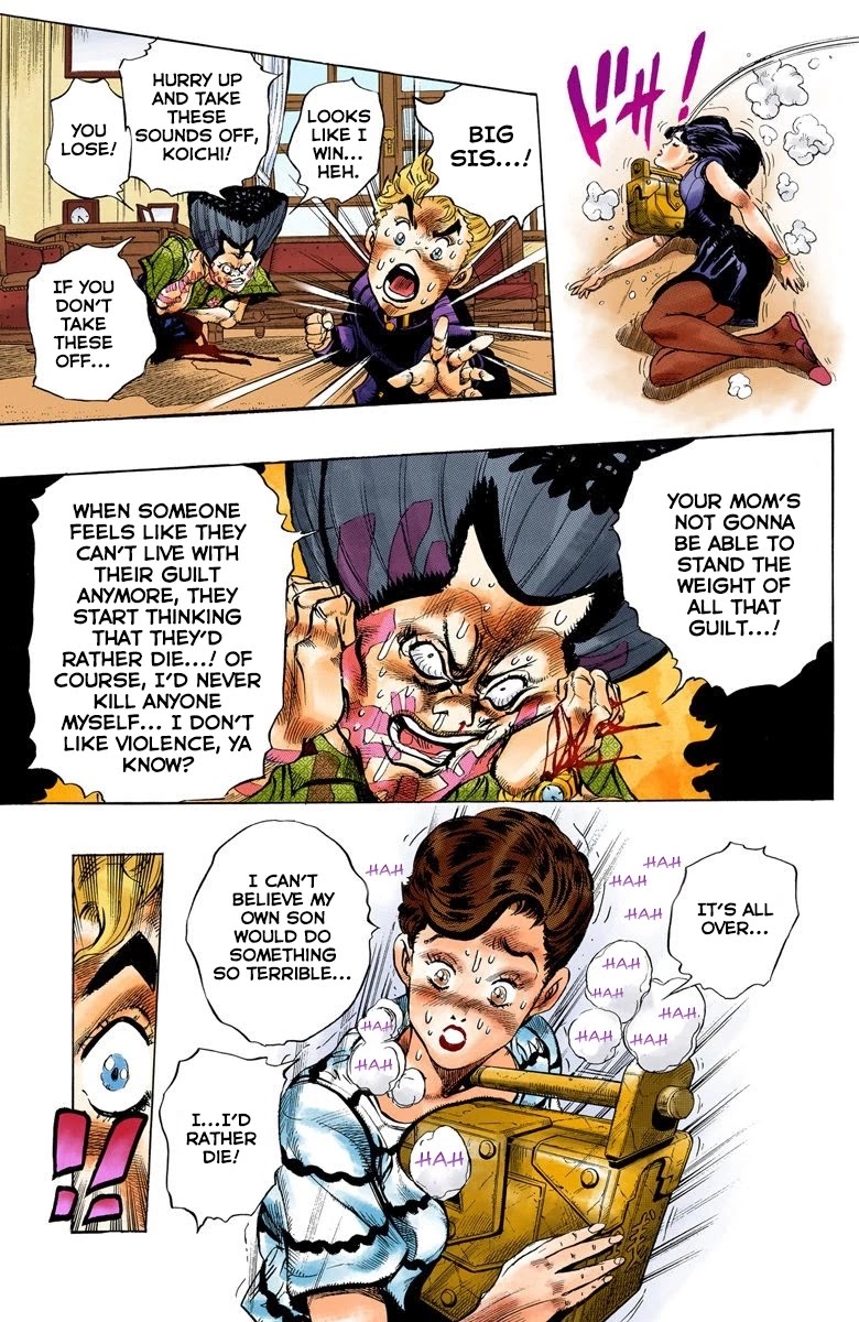 JoJo's Bizarre Adventure Part 4 - Diamond is Unbreakable (Official Colored) chapter 23 page 10