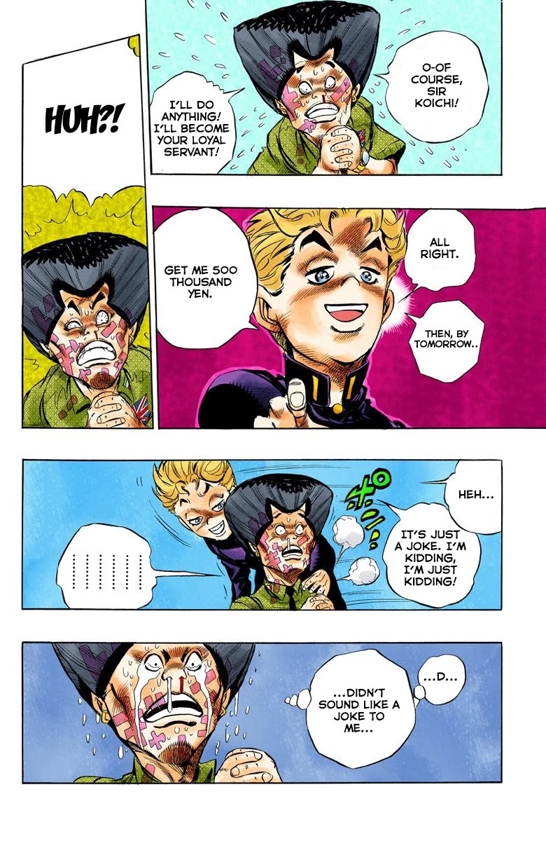 JoJo's Bizarre Adventure Part 4 - Diamond is Unbreakable (Official Colored) chapter 23 page 19