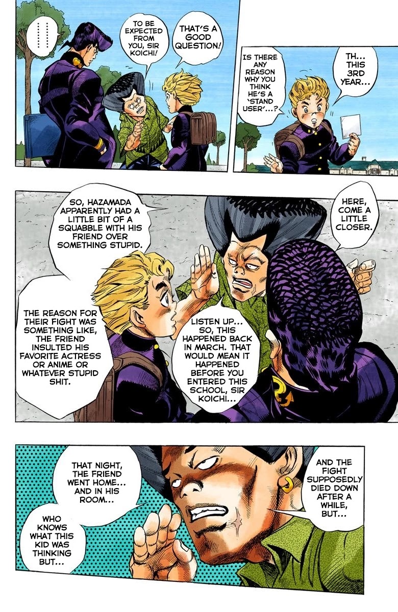 JoJo's Bizarre Adventure Part 4 - Diamond is Unbreakable (Official Colored) chapter 24 page 7