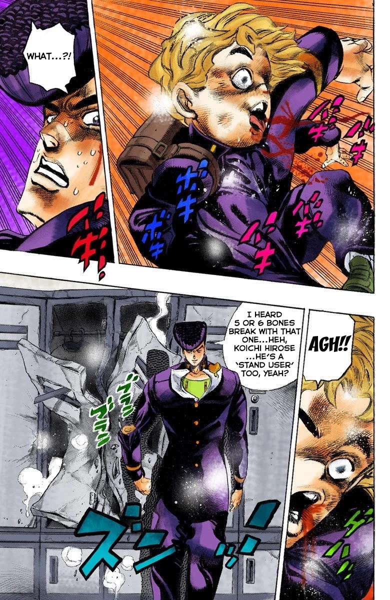 JoJo's Bizarre Adventure Part 4 - Diamond is Unbreakable (Official Colored) chapter 25 page 13