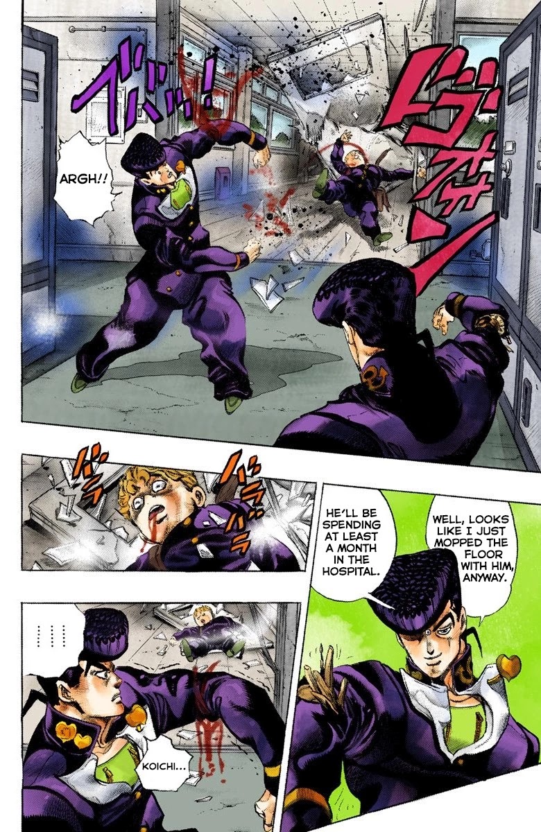 JoJo's Bizarre Adventure Part 4 - Diamond is Unbreakable (Official Colored) chapter 25 page 14