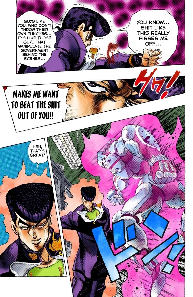 JoJo's Bizarre Adventure Part 4 - Diamond is Unbreakable (Official Colored) chapter 25 page 15