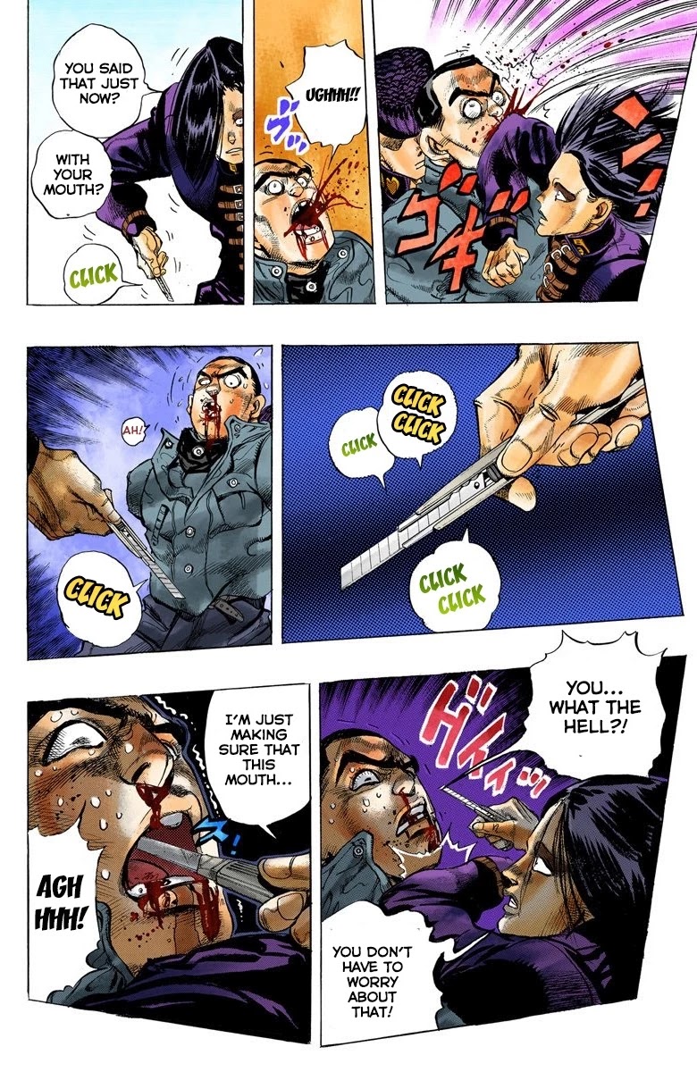 JoJo's Bizarre Adventure Part 4 - Diamond is Unbreakable (Official Colored) chapter 27 page 12