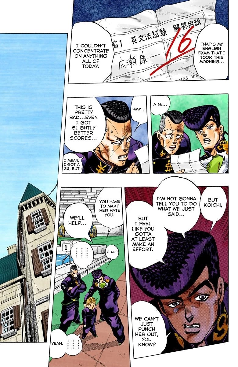 JoJo's Bizarre Adventure Part 4 - Diamond is Unbreakable (Official Colored) chapter 31 page 9