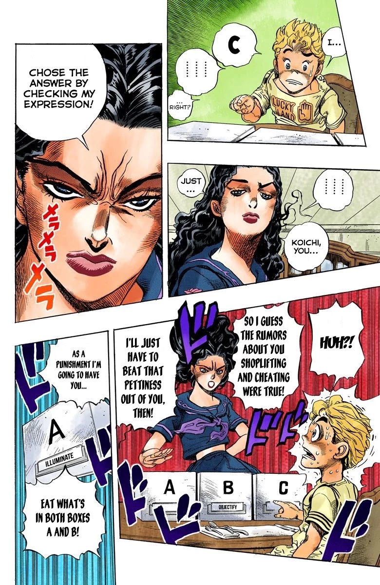 JoJo's Bizarre Adventure Part 4 - Diamond is Unbreakable (Official Colored) chapter 32 page 13