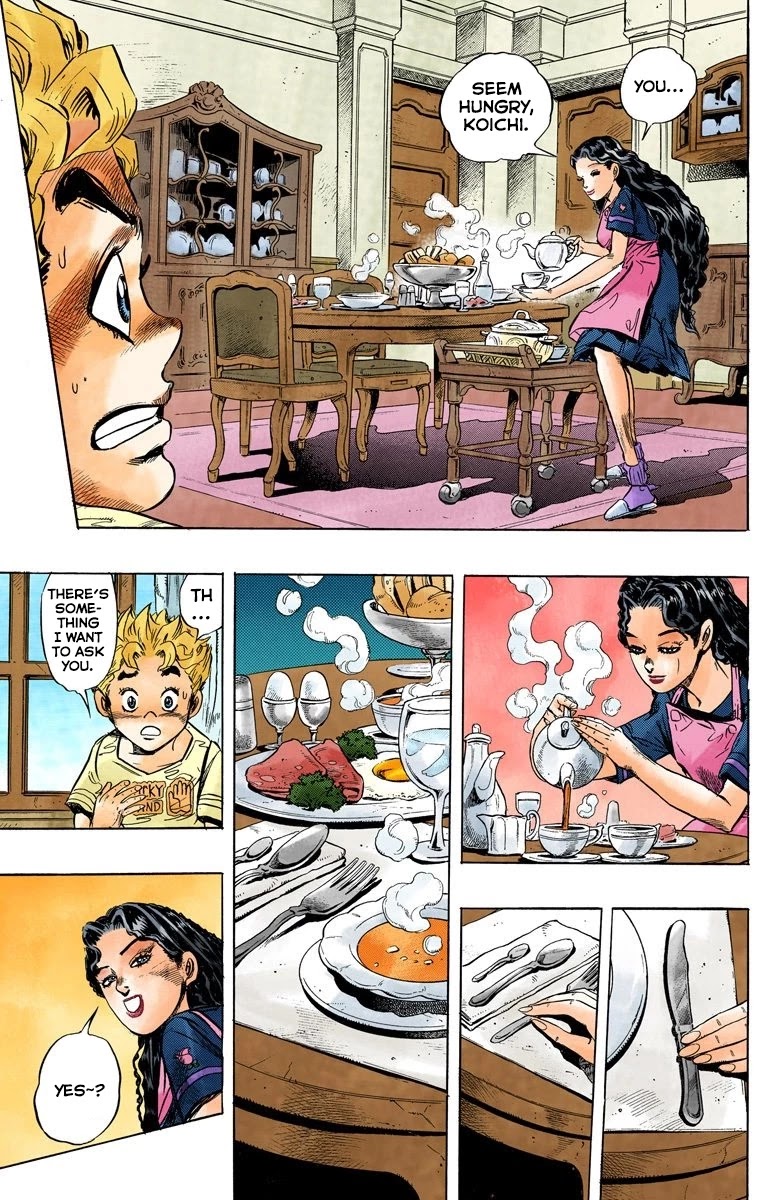 JoJo's Bizarre Adventure Part 4 - Diamond is Unbreakable (Official Colored) chapter 32 page 4