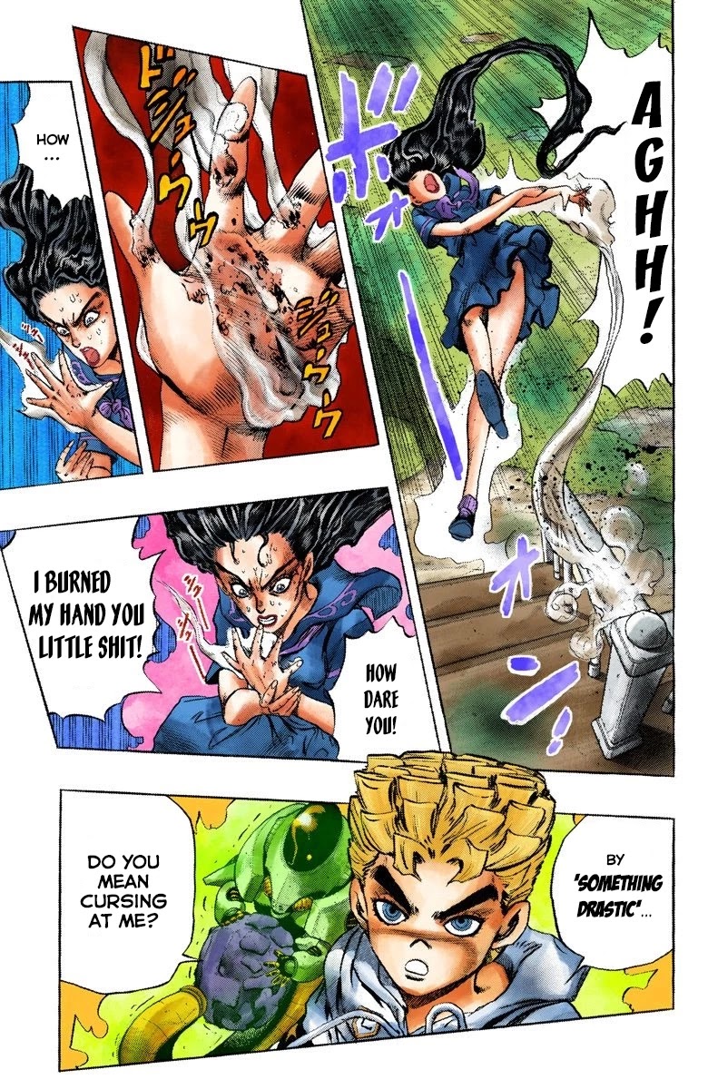 JoJo's Bizarre Adventure Part 4 - Diamond is Unbreakable (Official Colored) chapter 36 page 9