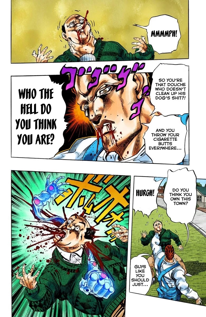 JoJo's Bizarre Adventure Part 4 - Diamond is Unbreakable (Official Colored) chapter 4 page 11