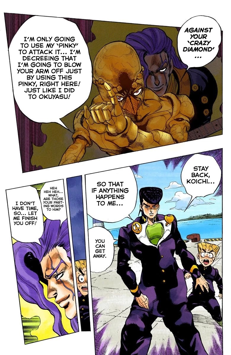 JoJo's Bizarre Adventure Part 4 - Diamond is Unbreakable (Official Colored) chapter 46 page 16