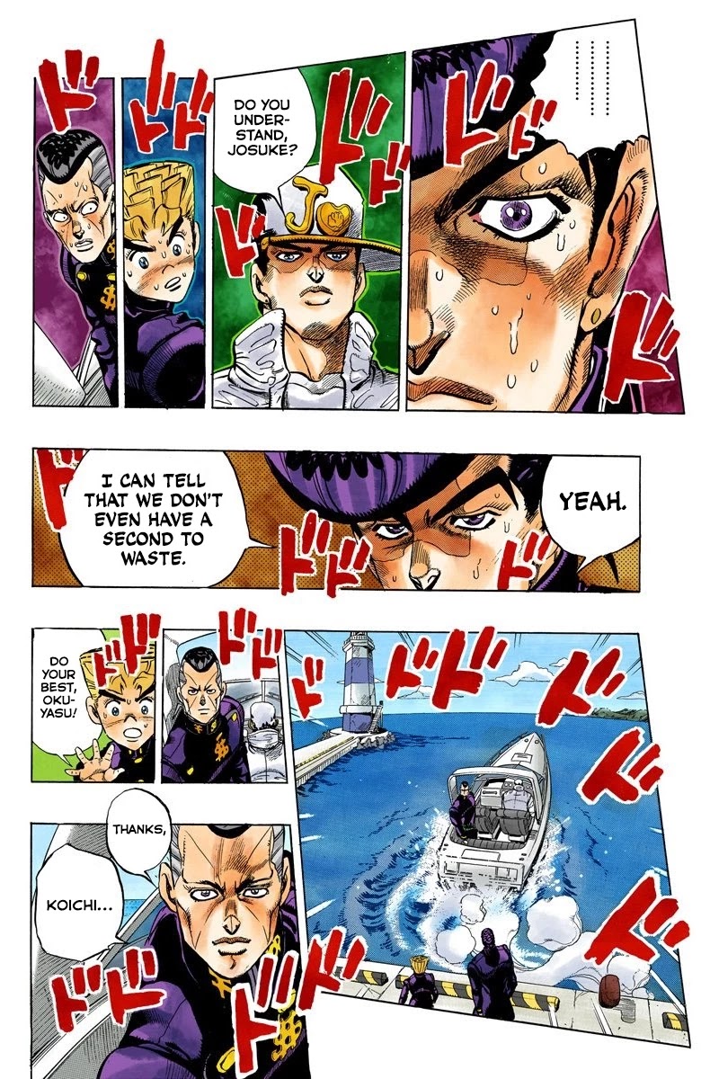 JoJo's Bizarre Adventure Part 4 - Diamond is Unbreakable (Official Colored) chapter 46 page 7