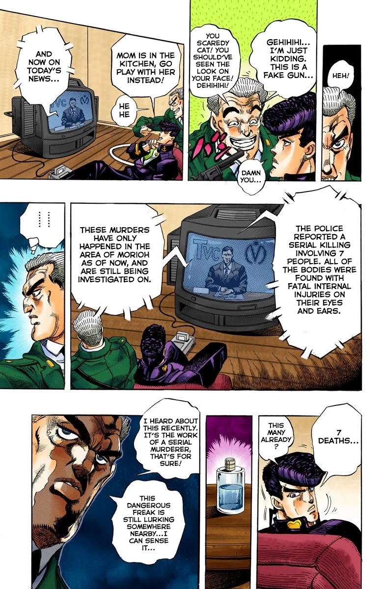 JoJo's Bizarre Adventure Part 4 - Diamond is Unbreakable (Official Colored) chapter 5 page 8