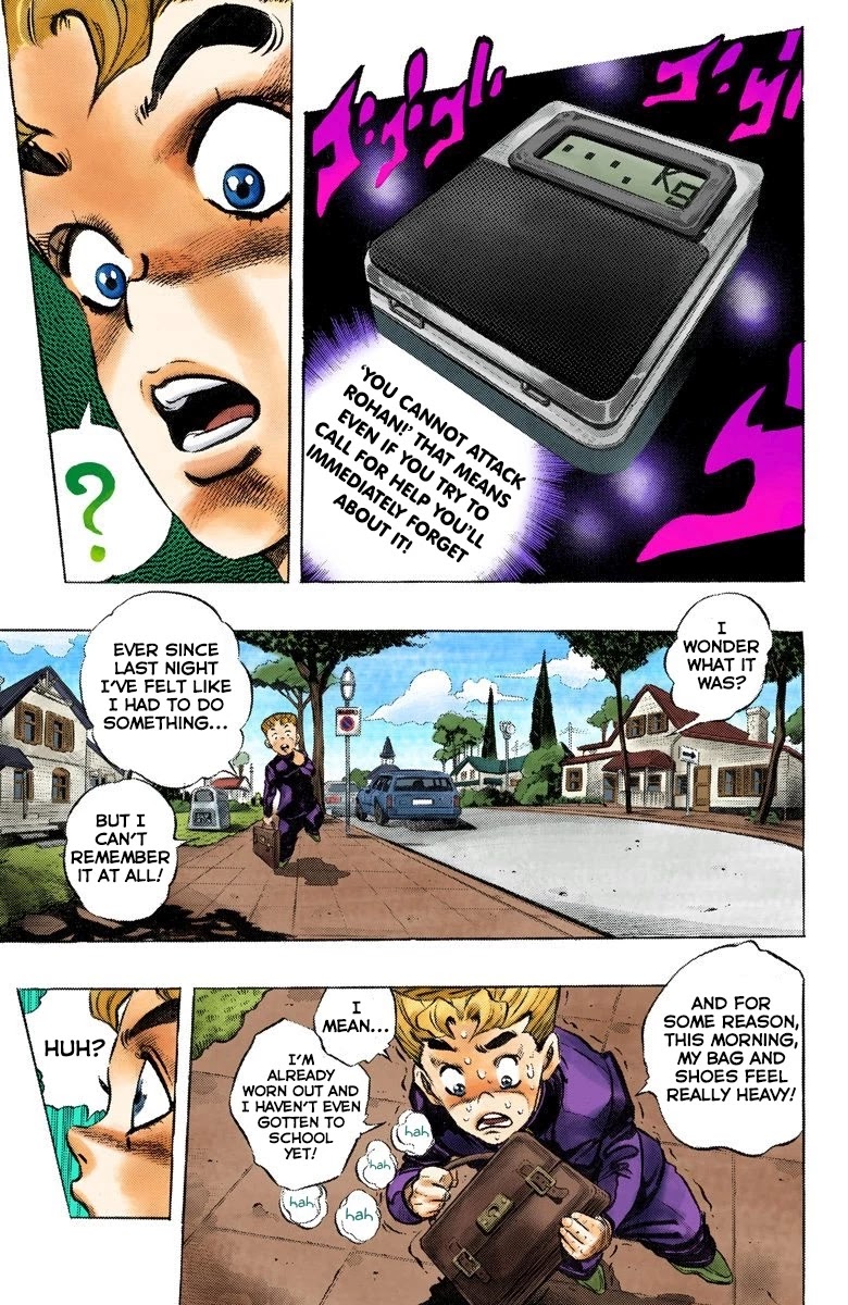 JoJo's Bizarre Adventure Part 4 - Diamond is Unbreakable (Official Colored) chapter 56 page 7