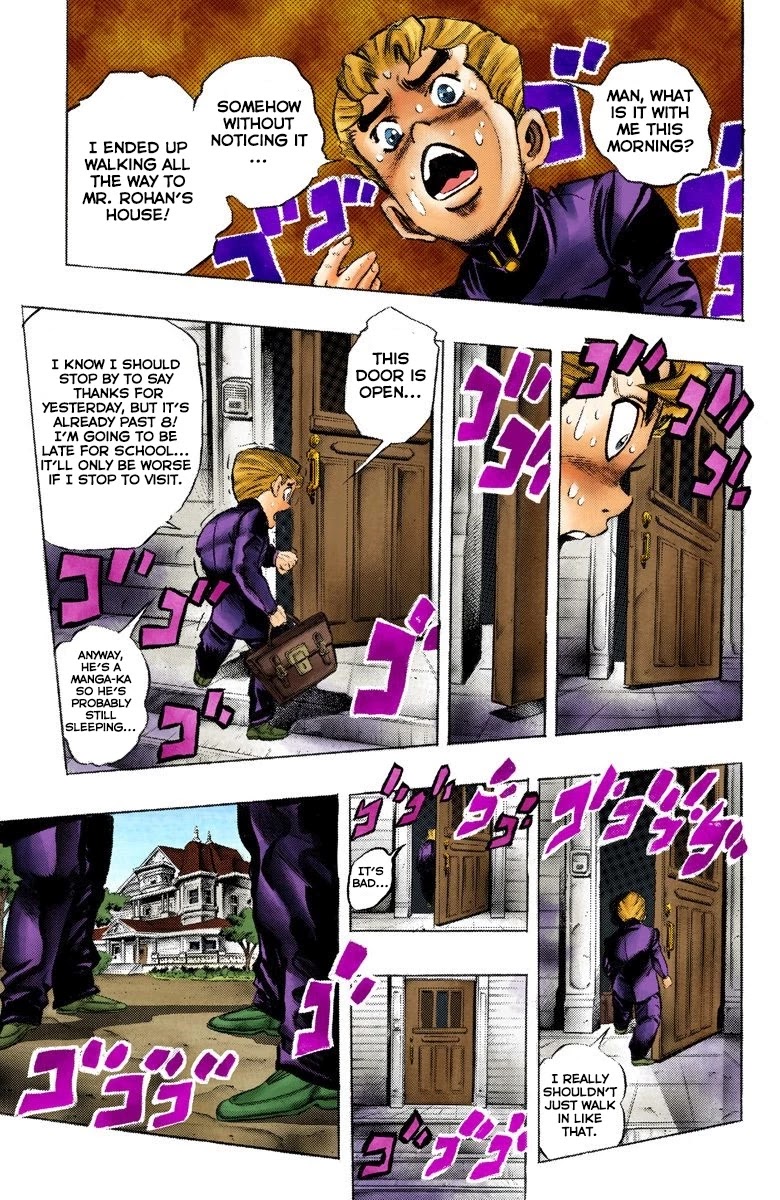 JoJo's Bizarre Adventure Part 4 - Diamond is Unbreakable (Official Colored) chapter 56 page 9