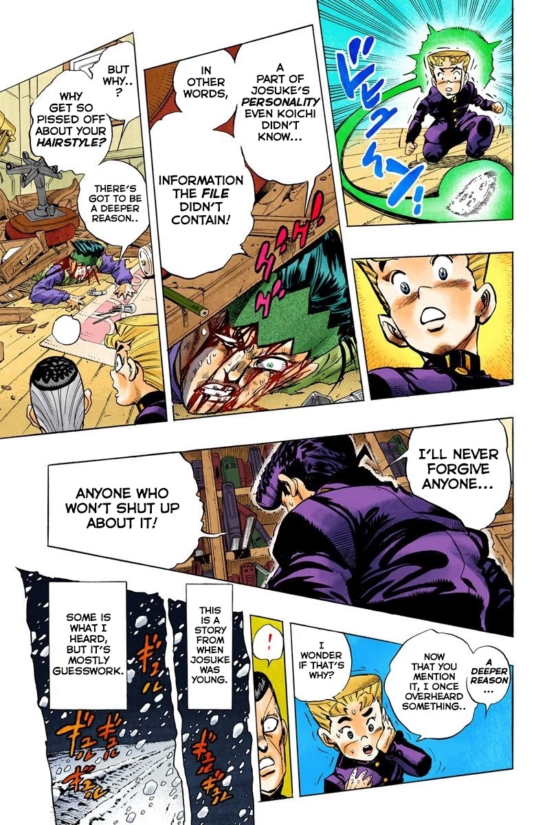 JoJo's Bizarre Adventure Part 4 - Diamond is Unbreakable (Official Colored) chapter 59 page 12