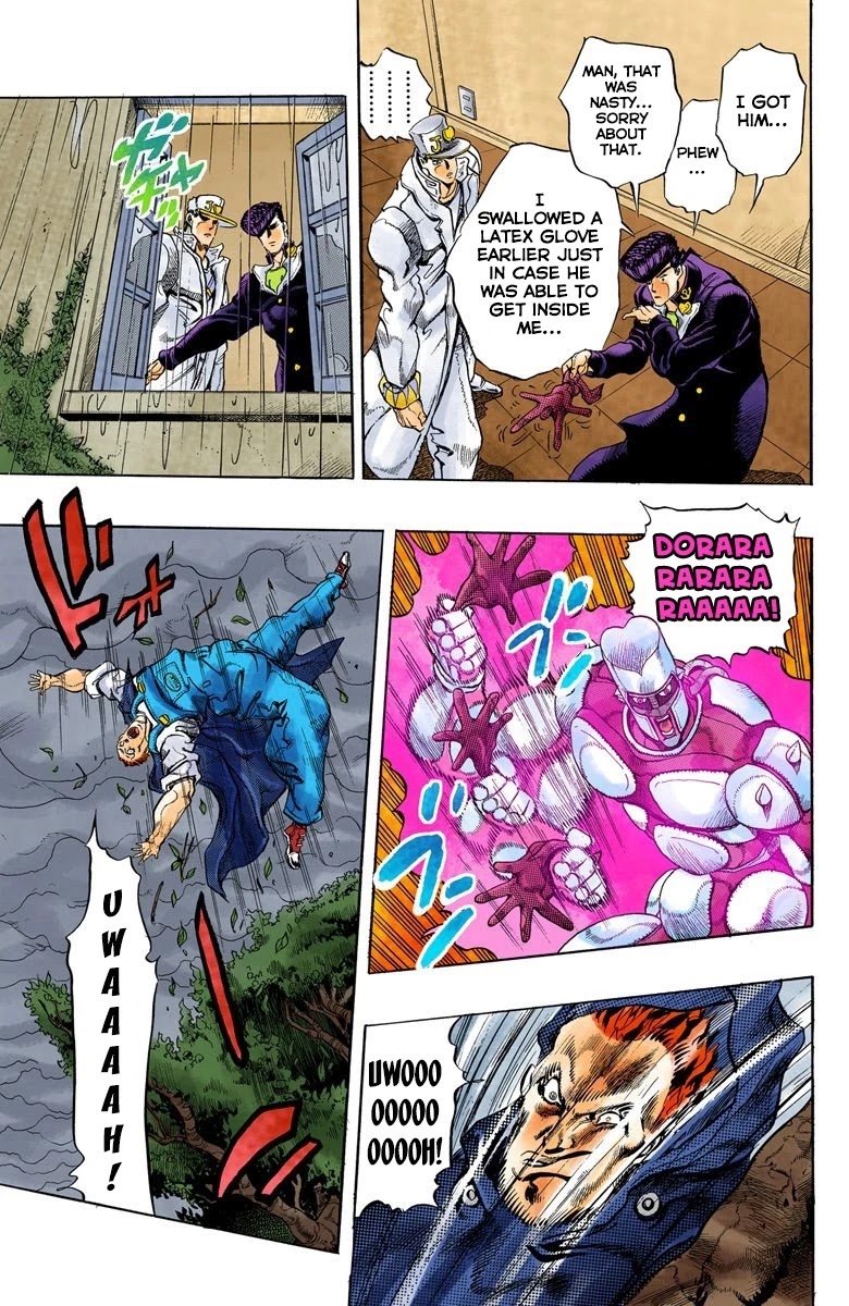 JoJo's Bizarre Adventure Part 4 - Diamond is Unbreakable (Official Colored) chapter 7 page 12