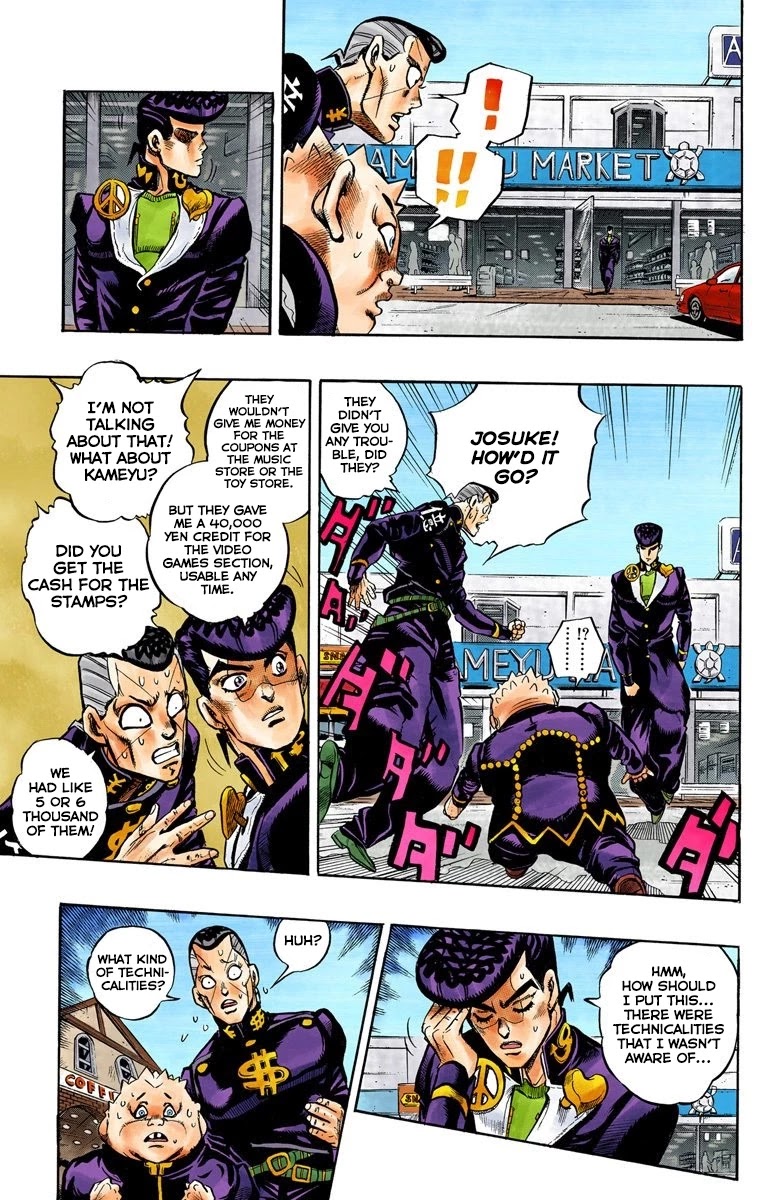 JoJo's Bizarre Adventure Part 4 - Diamond is Unbreakable (Official Colored) chapter 72 page 4