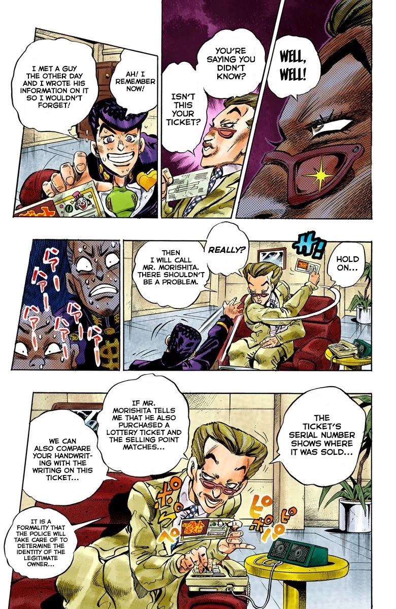 JoJo's Bizarre Adventure Part 4 - Diamond is Unbreakable (Official Colored) chapter 73 page 12