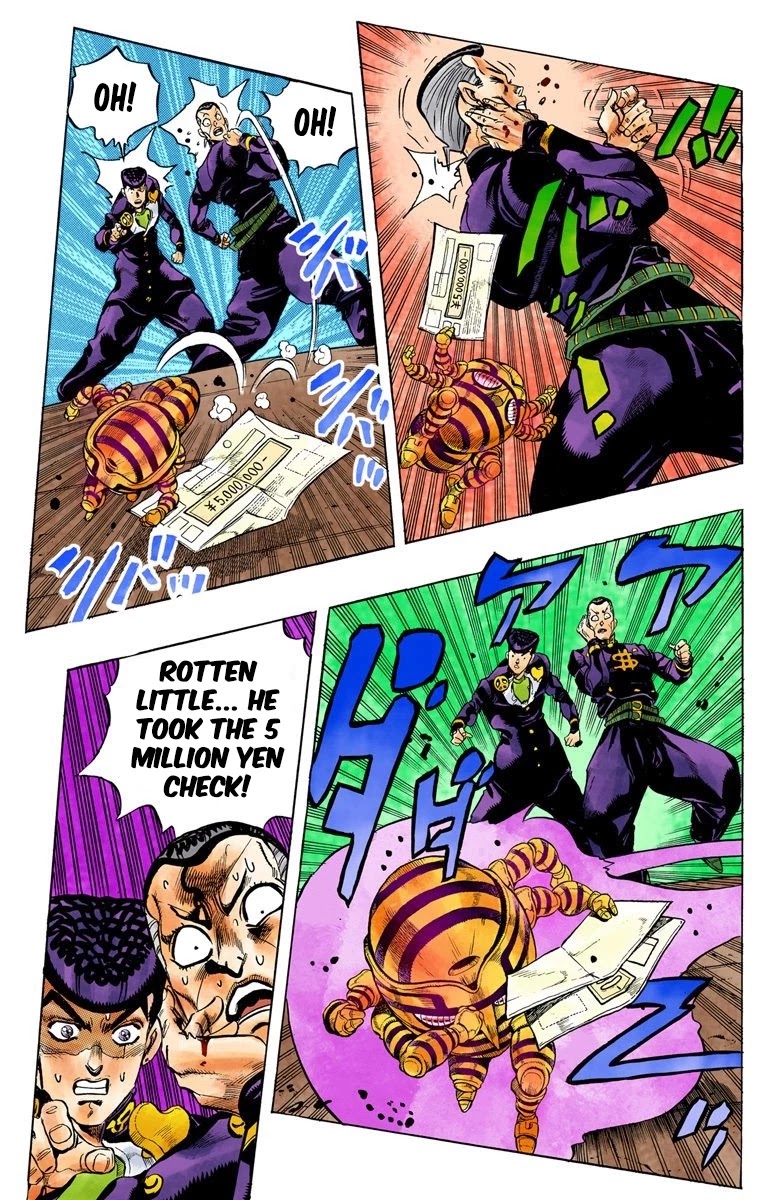 JoJo's Bizarre Adventure Part 4 - Diamond is Unbreakable (Official Colored) chapter 74 page 12