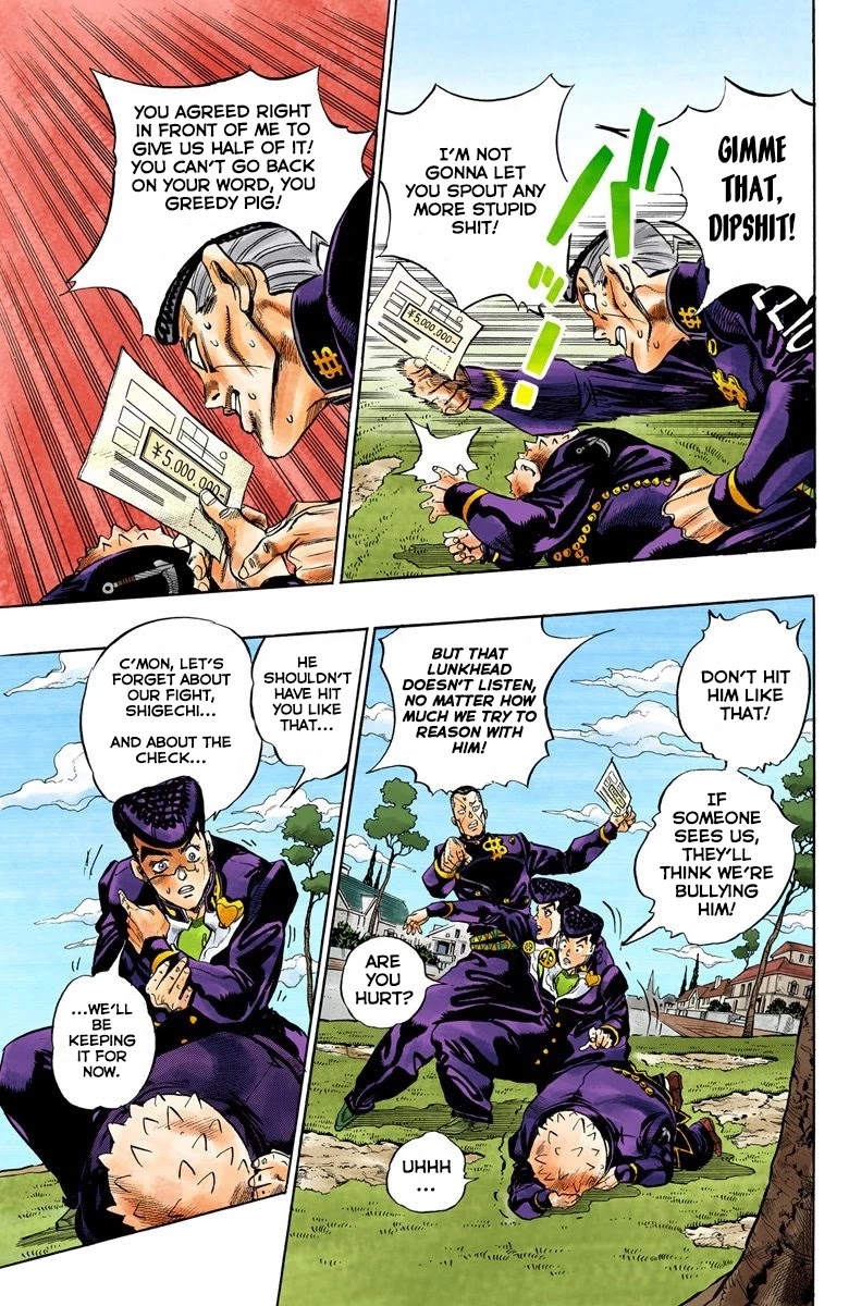 JoJo's Bizarre Adventure Part 4 - Diamond is Unbreakable (Official Colored) chapter 74 page 6