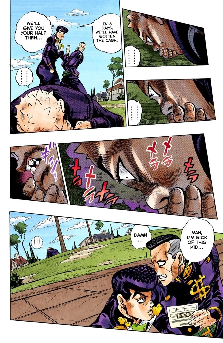 JoJo's Bizarre Adventure Part 4 - Diamond is Unbreakable (Official Colored) chapter 74 page 7