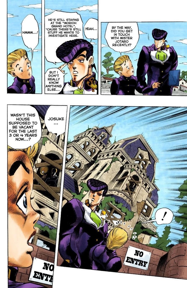 JoJo's Bizarre Adventure Part 4 - Diamond is Unbreakable (Official Colored) chapter 9 page 7