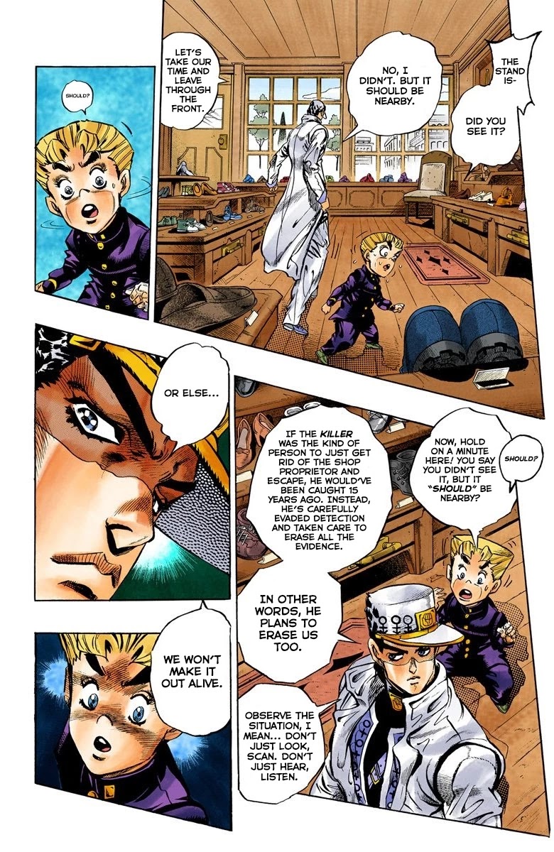 JoJo's Bizarre Adventure Part 4 - Diamond is Unbreakable (Official Colored) chapter 90 page 9