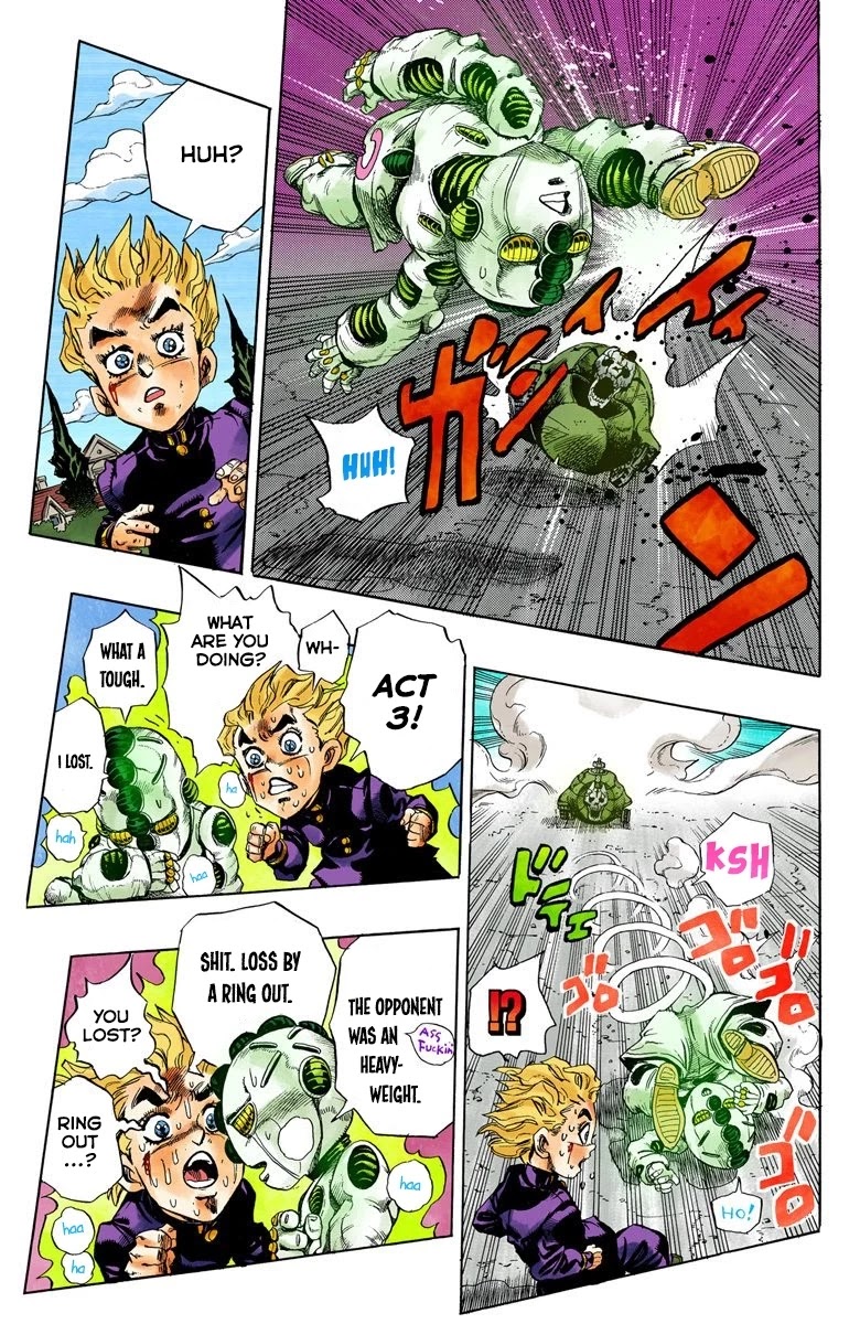 JoJo's Bizarre Adventure Part 4 - Diamond is Unbreakable (Official Colored) chapter 94 page 9