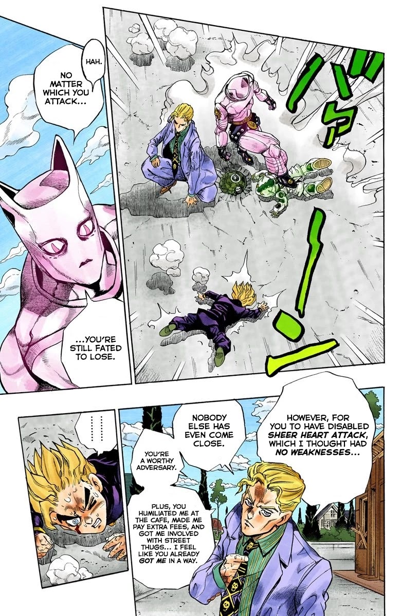 JoJo's Bizarre Adventure Part 4 - Diamond is Unbreakable (Official Colored) chapter 96 page 12