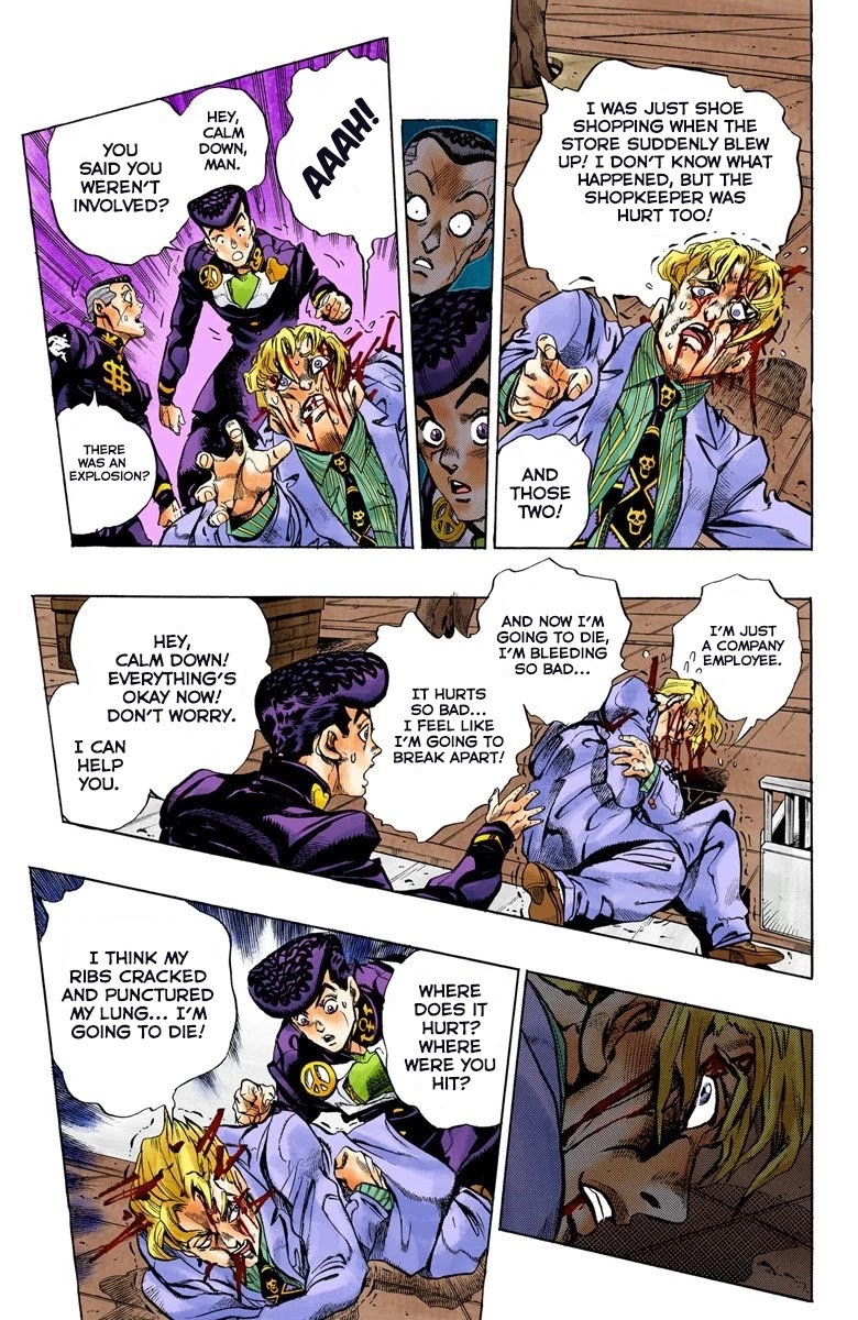 JoJo's Bizarre Adventure Part 4 - Diamond is Unbreakable (Official Colored) chapter 98 page 8