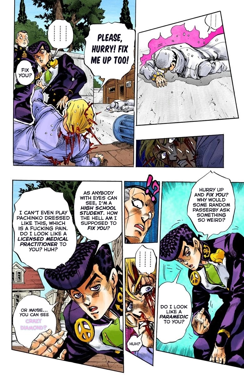 JoJo's Bizarre Adventure Part 4 - Diamond is Unbreakable (Official Colored) chapter 98 page 9