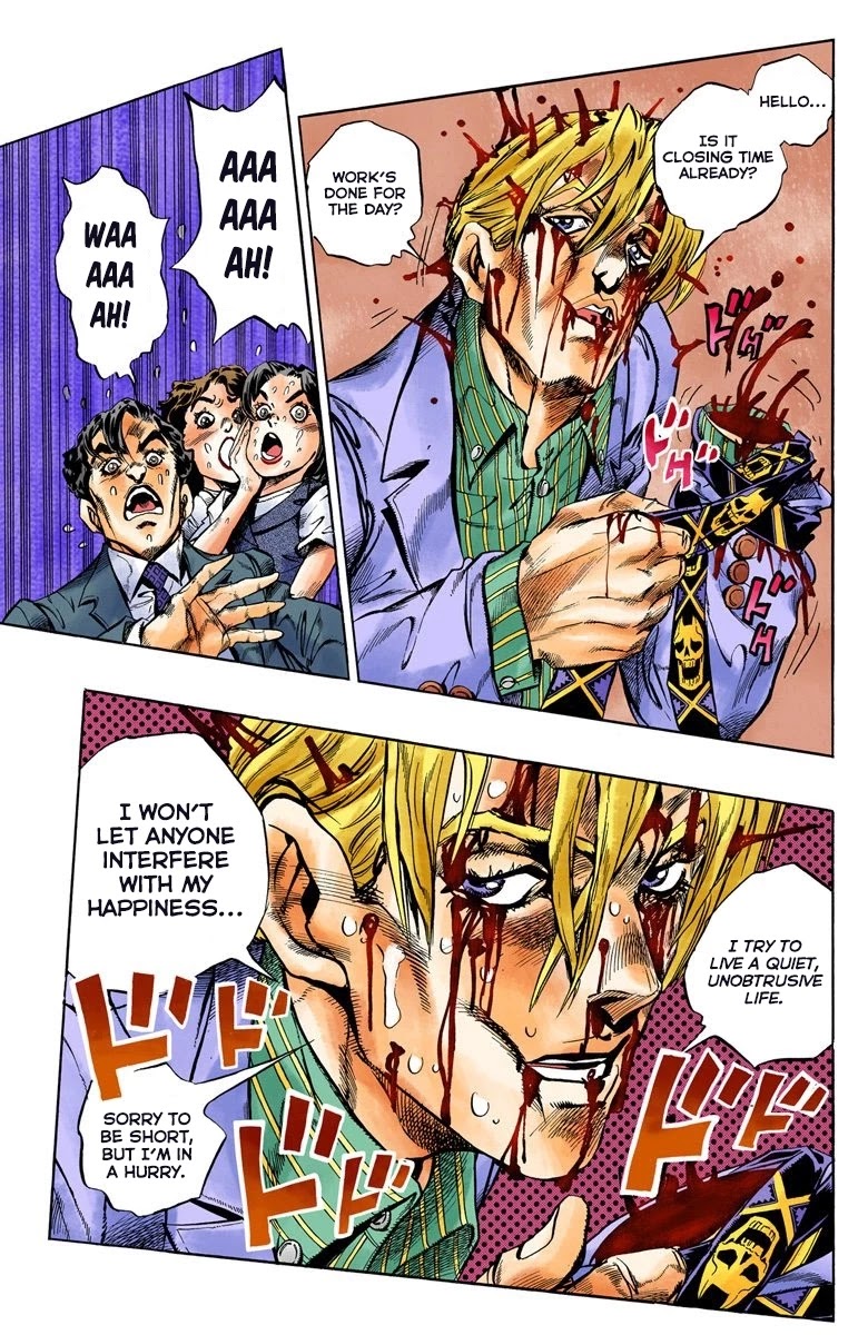 JoJo's Bizarre Adventure Part 4 - Diamond is Unbreakable (Official Colored) chapter 99 page 4