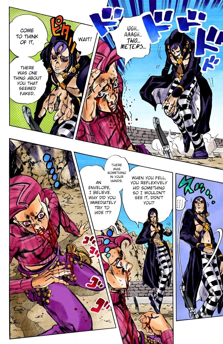 JoJo's Bizarre Adventure Part 5 - Vento Aureo (Official Colored) chapter 104 page 11